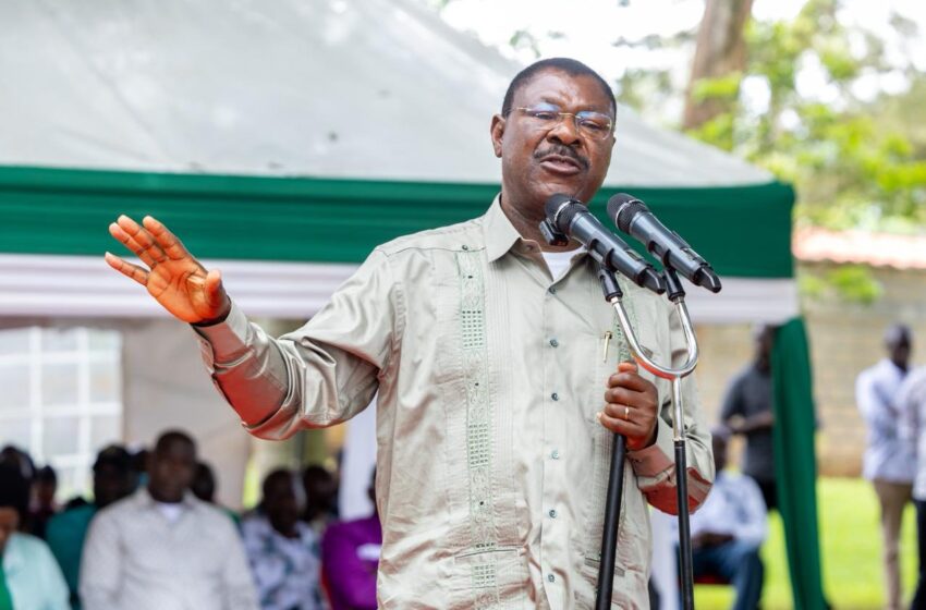 Moses Wetang’ula Aims Dig at Uhuru Kenyatta Over Alleged Sabotage